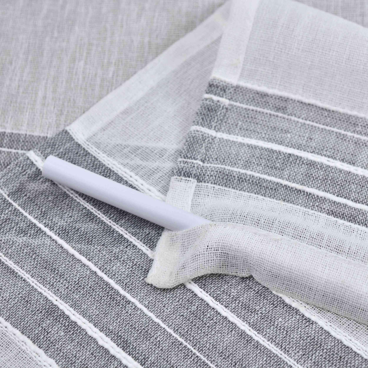 FLÄCHENVORHANG 2ER SET »Frankfurt« HxB 245x60 cm Grau - Grau, Textil (60/245cm) - Gardinenbox