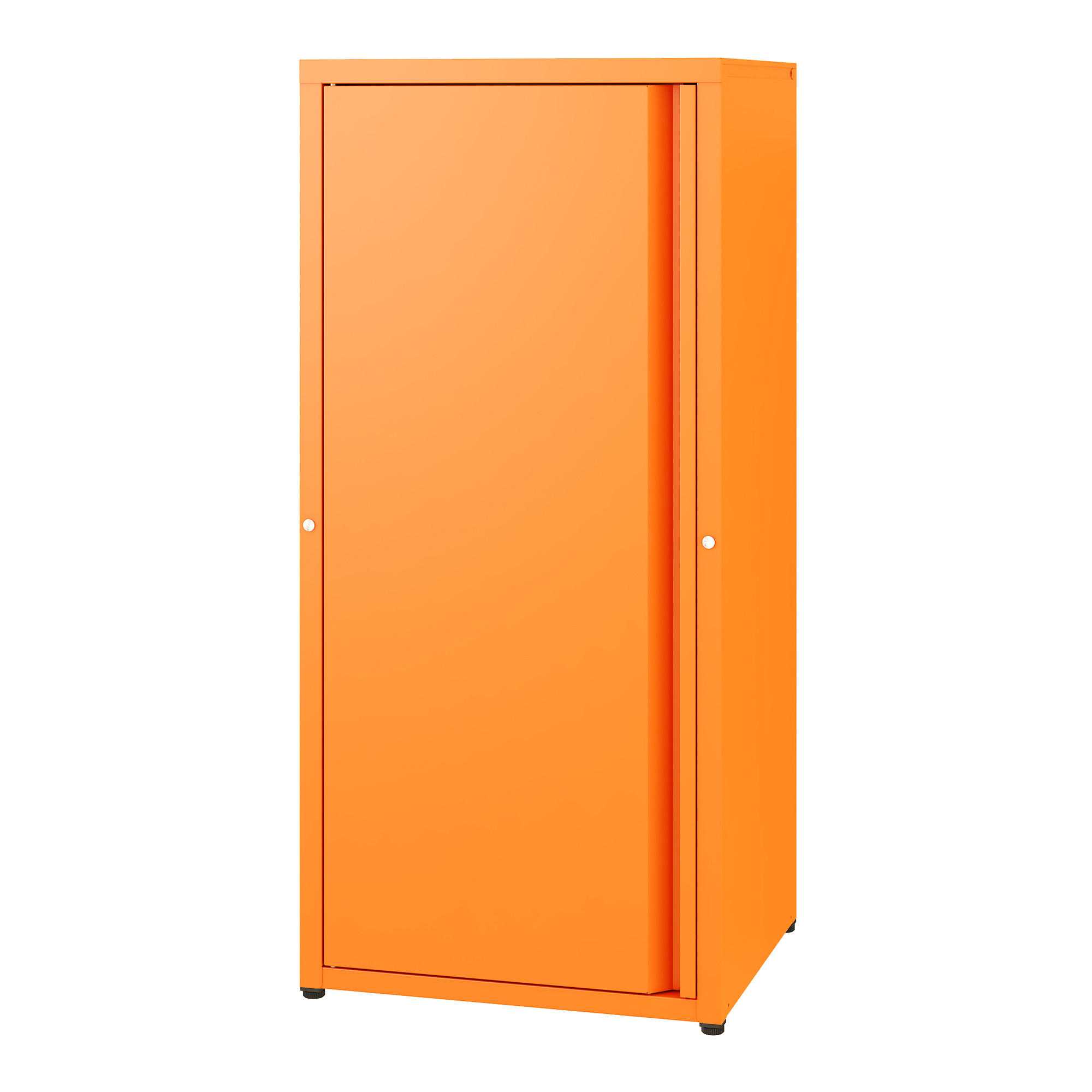 AKTENSCHRANK Burlöv - Orange, Metall (40/88/35cm) - [en.casa]