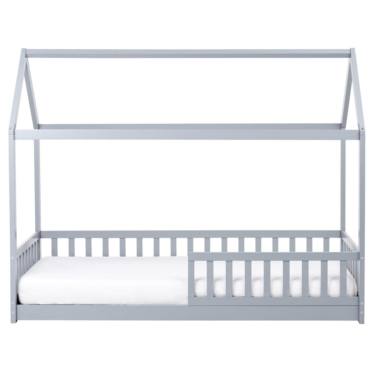 KINDERBETT 90x200 cm Grau Cossaye - Grau, Holz (90/200cm) - Beliani