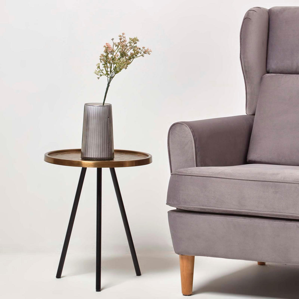 DEKOZWEIG Schleierkraut-Knospen, langstielig 58 cm - Rosa, Kunststoff (58cm) - Homescapes