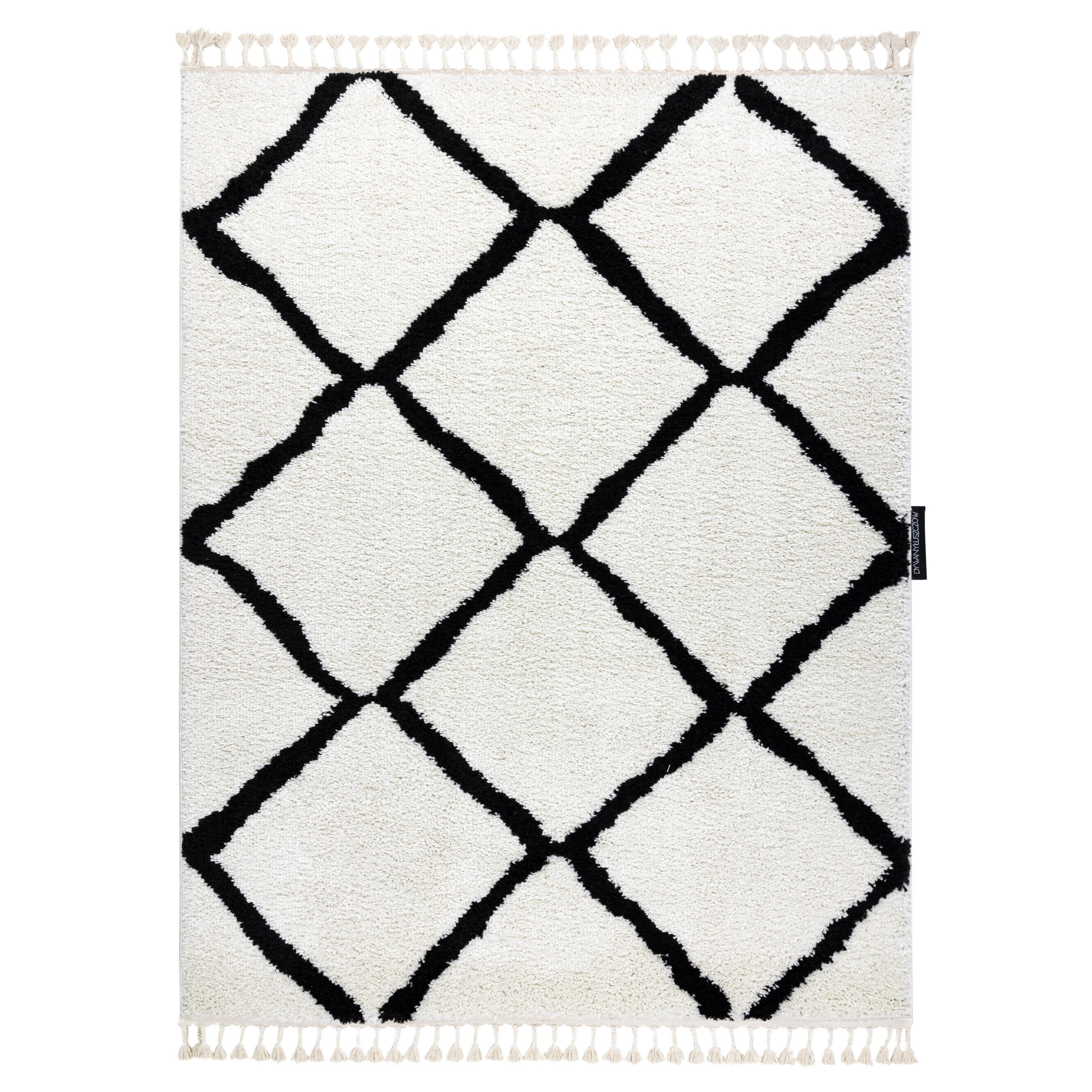 TEPPICH Berber 80/150 cm - Weiß, Textil (80/150cm) - rugsX