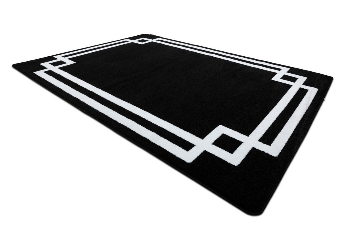 TEPPICH Hampton 160/220 cm - Schwarz, Textil (160/220cm) - rugsX