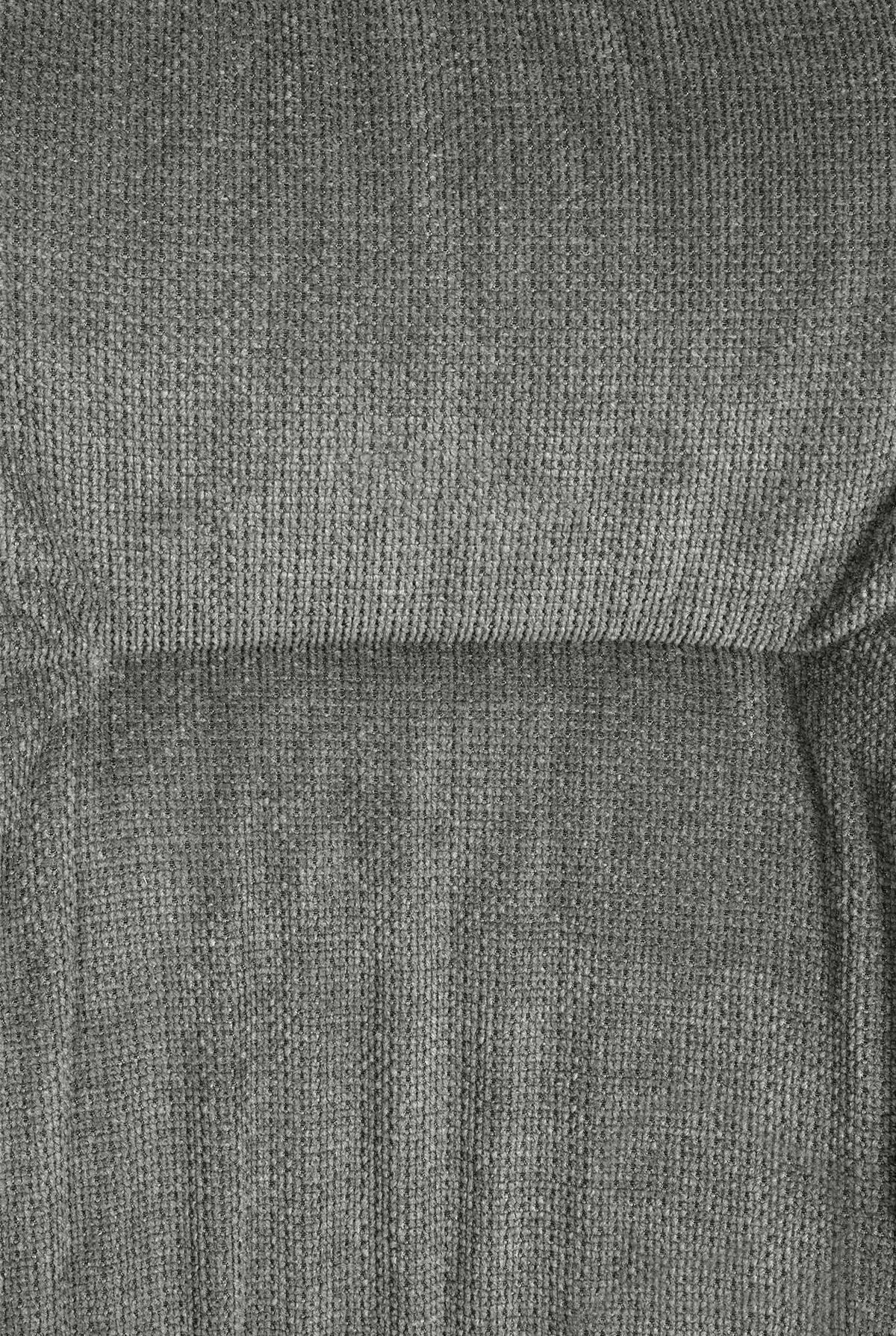 ARMLEHNENSTUHL Metall grau - Schwarz/Grau, Textil/Metall (58/91/62cm) - CLP