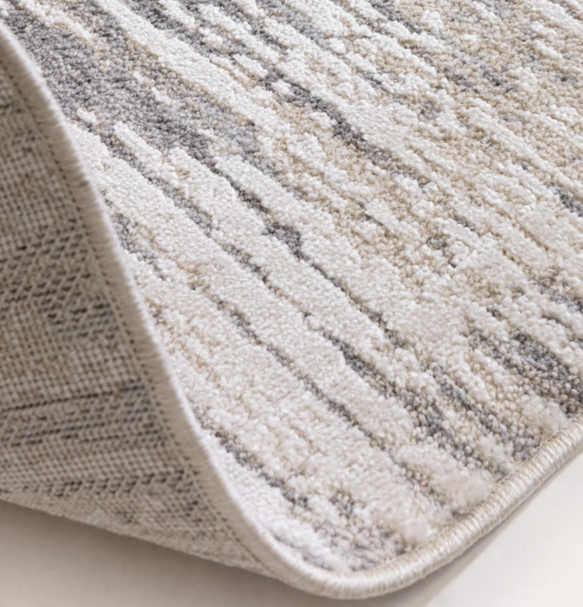 TEPPICH modern Flachgewebe SAND Grau 200 x 300 cm - Grau, Textil (200/300cm) - Novatrend