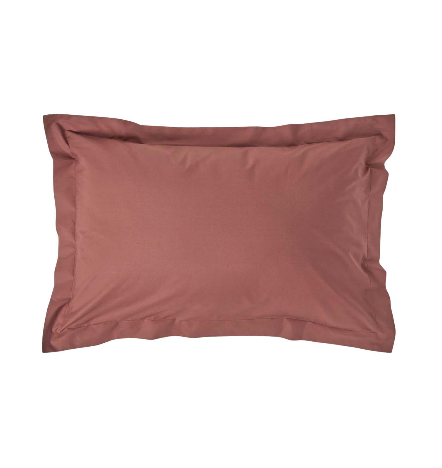KISSENBEZUG Perkal mit Stehsaum, Fadendichte 200 - Braun, Textil (48/74cm) - Homescapes