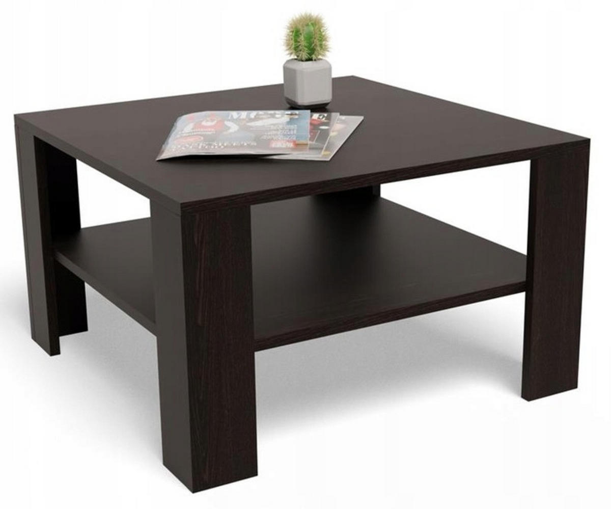 COUCHTISCH NIEDRIG EX3 Wenge 68/68/41 cm - Wengefarben, Holzwerkstoff (68/68/41cm) - Matkam Möbel