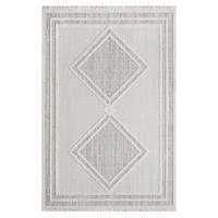 KURZFLOR-TEPPICH Lindo 8853 Grün 160x230 cm - Grau/Grün, Textil (160/230cm) - carpet city
