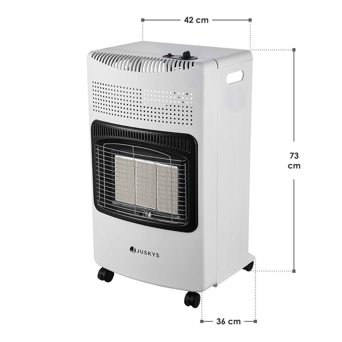 GASHEIZUNG GS42US weiß - Weiß, Metall (42/73/36cm) - Juskys