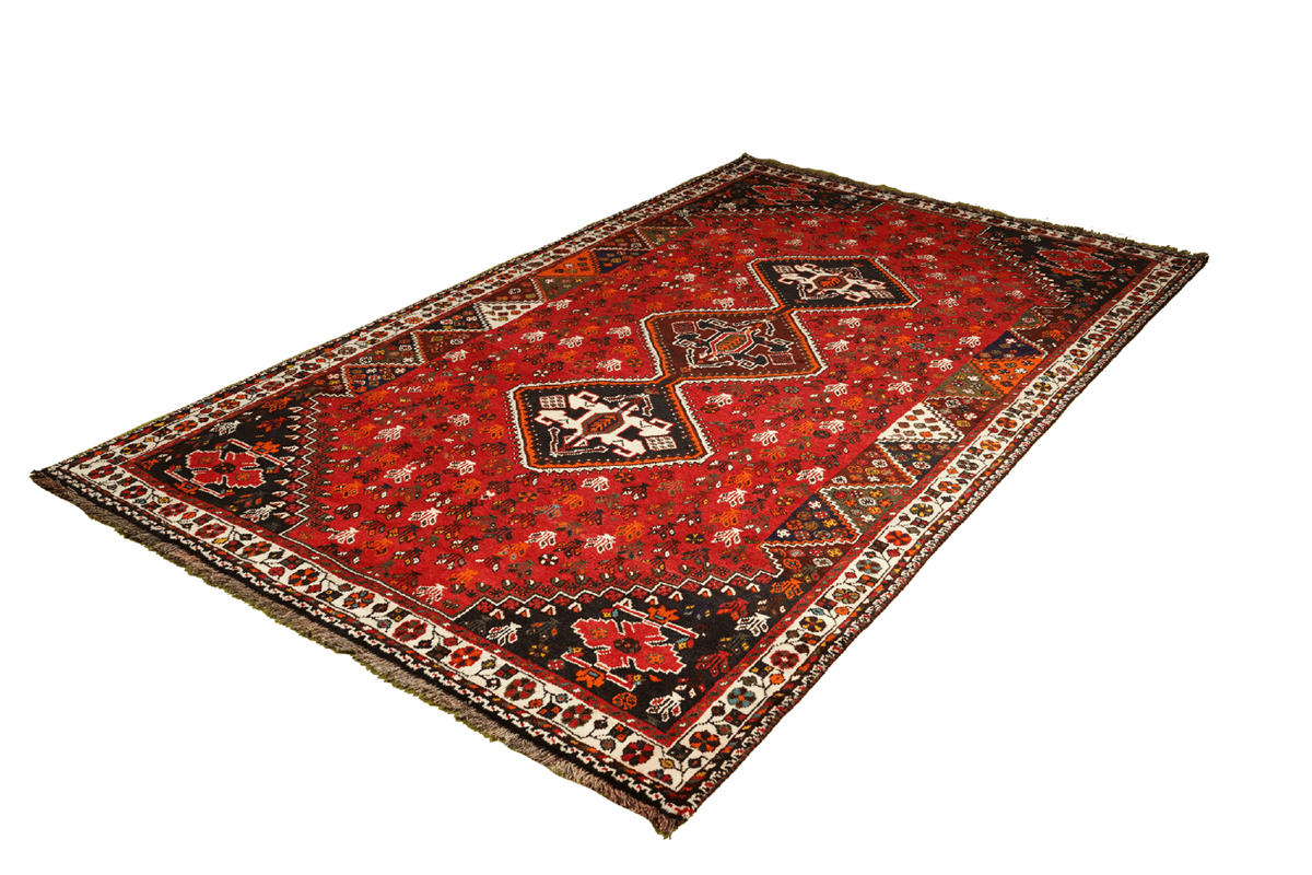 ORIENTTEPPICH handgeknüpft Gashgai Rot 270/165 cm Schurwolle - Rot, Textil (165/270cm) - Looma