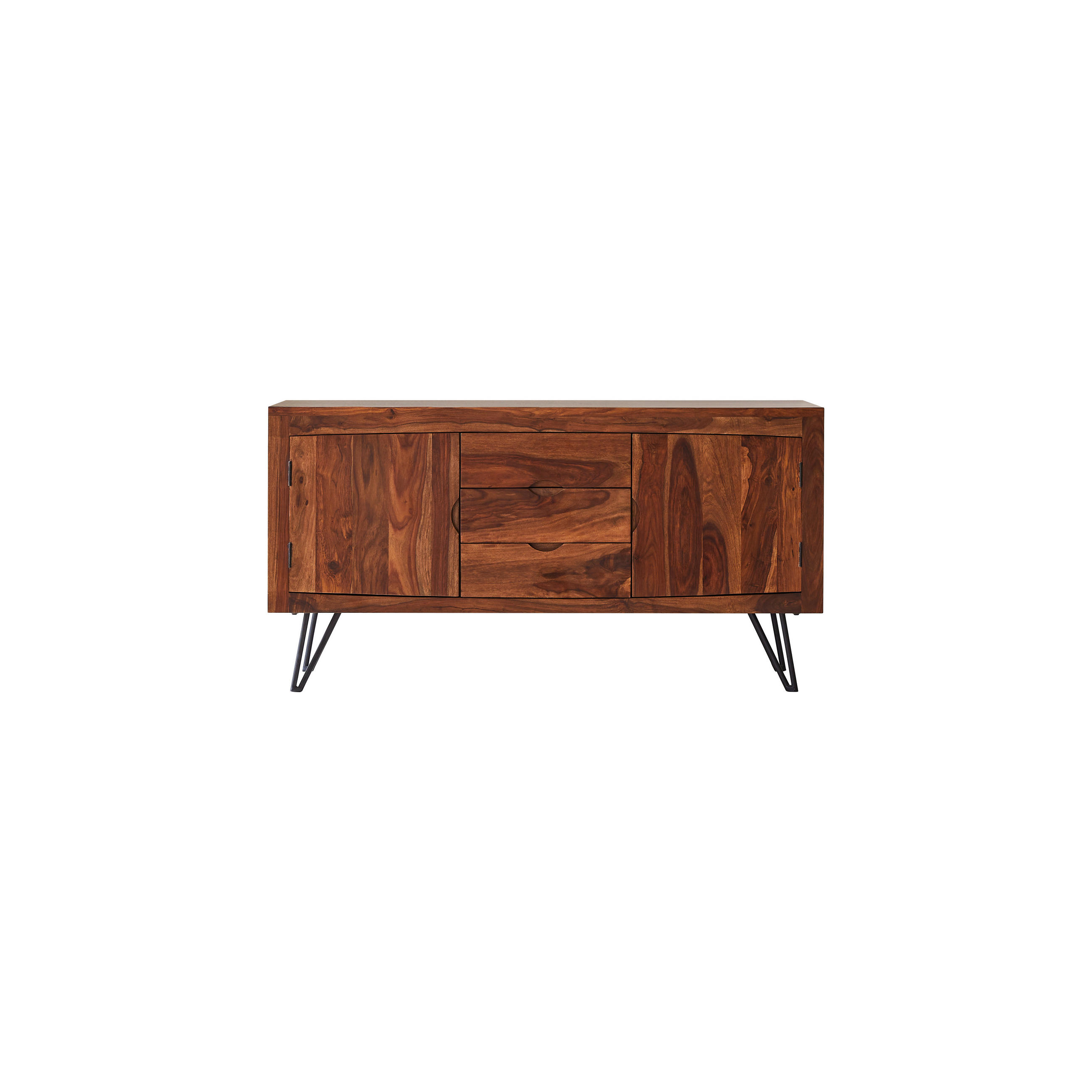 SIDEBOARD Bonnie Braun aus Palisander - Braun, Holz (150/77/45cm) - Tikamoon