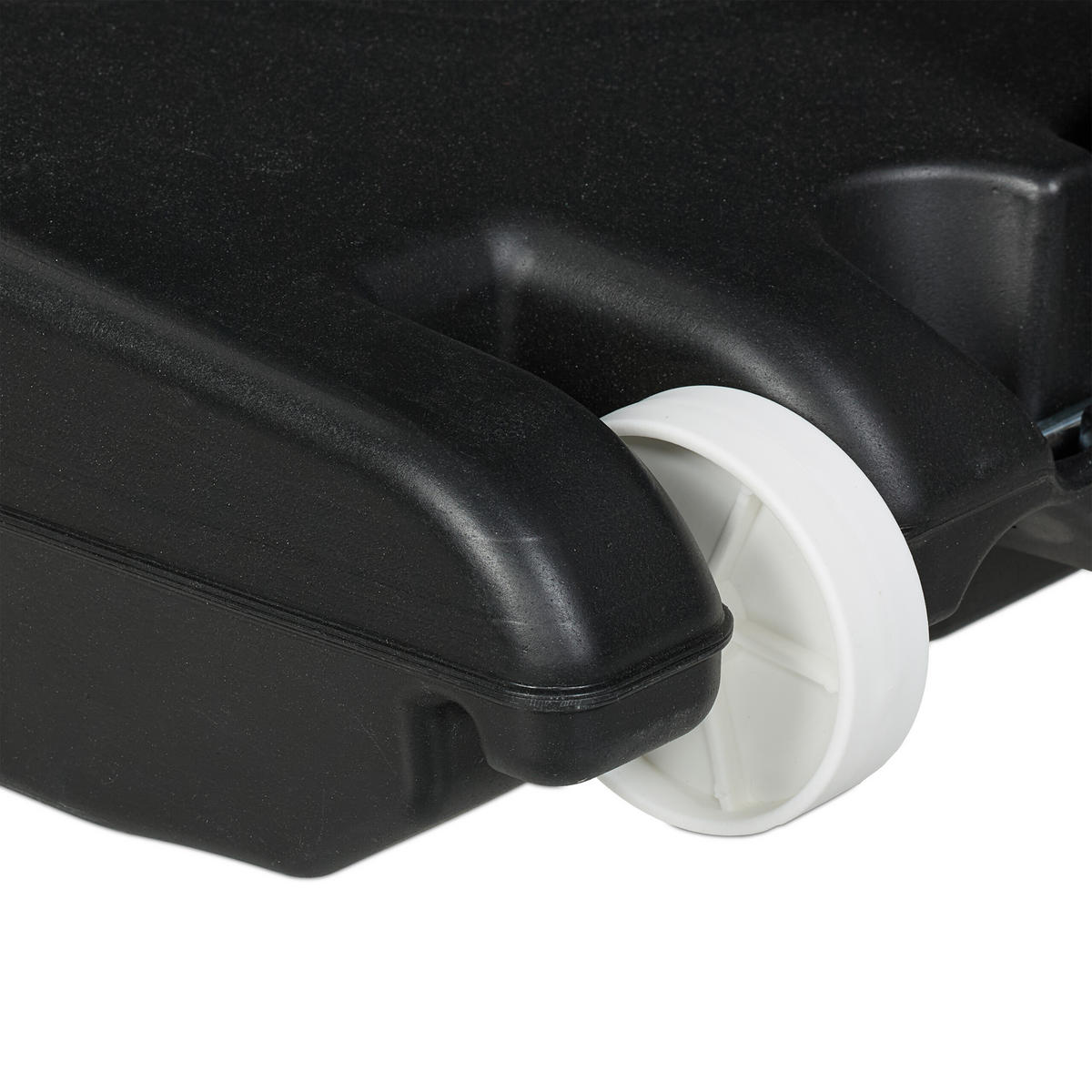 BASKETBALLSTÄNDER - Schwarz, Kunststoff/Metall (82/135cm) - Relaxdays