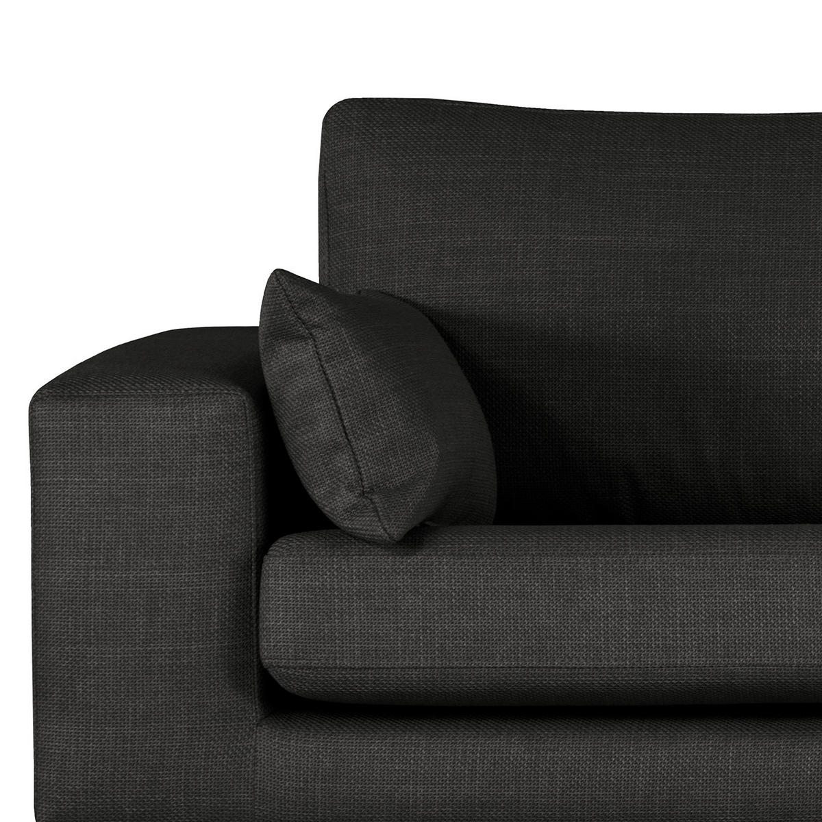 ECKSOFA mit Ottomane - Beige/Buchefarben, Buchenholz/Textil (287/219cm) - home24