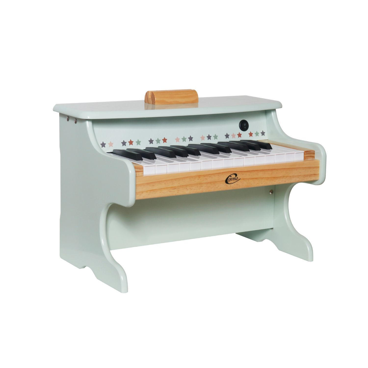 KINDERKLAVIER Spielzeugklavier Farbe Mintgrün - Grün, Holzwerkstoff (25/42cm) - Coemo