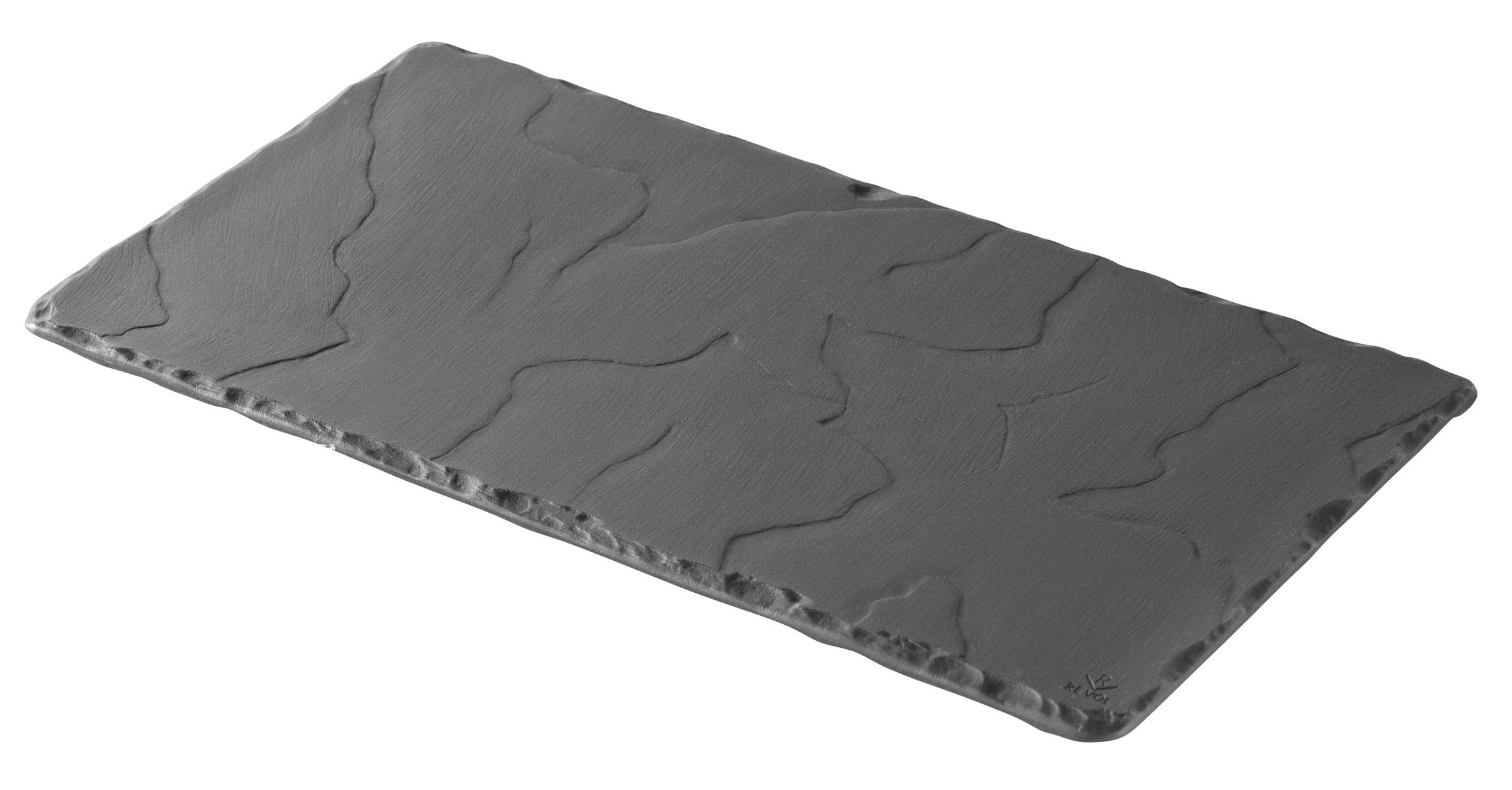 Revol Porcelaine France Servierplatte Schiefer 16x0.7x30 cm