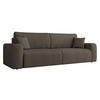 SCHLAFSOFA Piano - Schwarz/Braun, Holz/Kunststoff (245/82/92cm) - MIRJAN24
