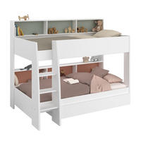 ETAGENBETT Parisot Leo 11 mit Bettschublade 90x200 Holzdekor Weiß - Weiß, Kunststoff (90/200cm) - 58aufmkessel
