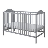 BABYBETT 60x120 cm in grau - Grau, Holzwerkstoff (60/120cm) - Kids Collective
