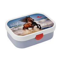 BROTDOSE Campus Wild Horse 700 ml - Hellblau, Kunststoff (13.2/6.1/17.8cm) - Mepal