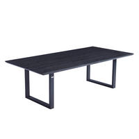 ESSTISCH ECKIG AVENCIA - Dark Oak, 240 x 120 cm - Schwarz, Holz (240/120/4cm) - Home Deluxe