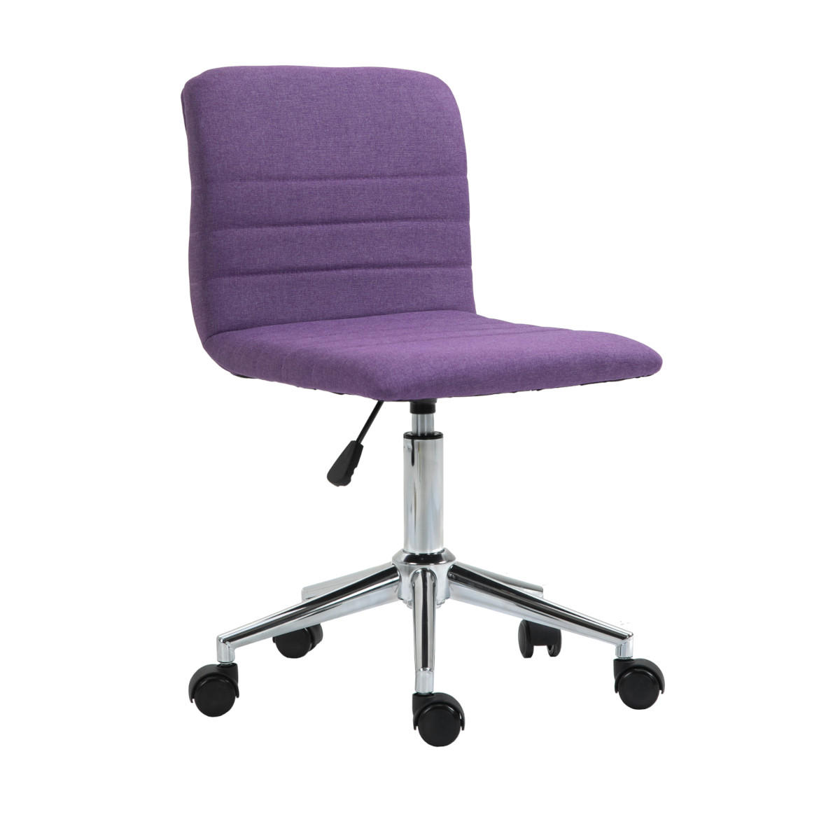 KINDERSCHREIBTISCHSTUHL LINUS Stoffbezug Lila - Violett/Silberfarben, Textil (40/86/37.5cm) - SVITA