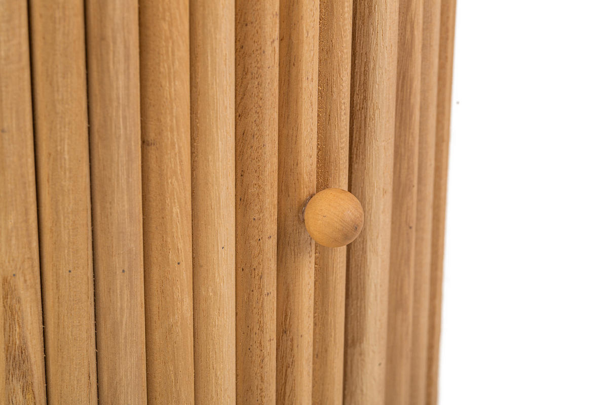 BEISTELLTISCH Rund Braun 50 x 50 x 49 cm - Braun, Holz (50/50/49cm) - Nordlys