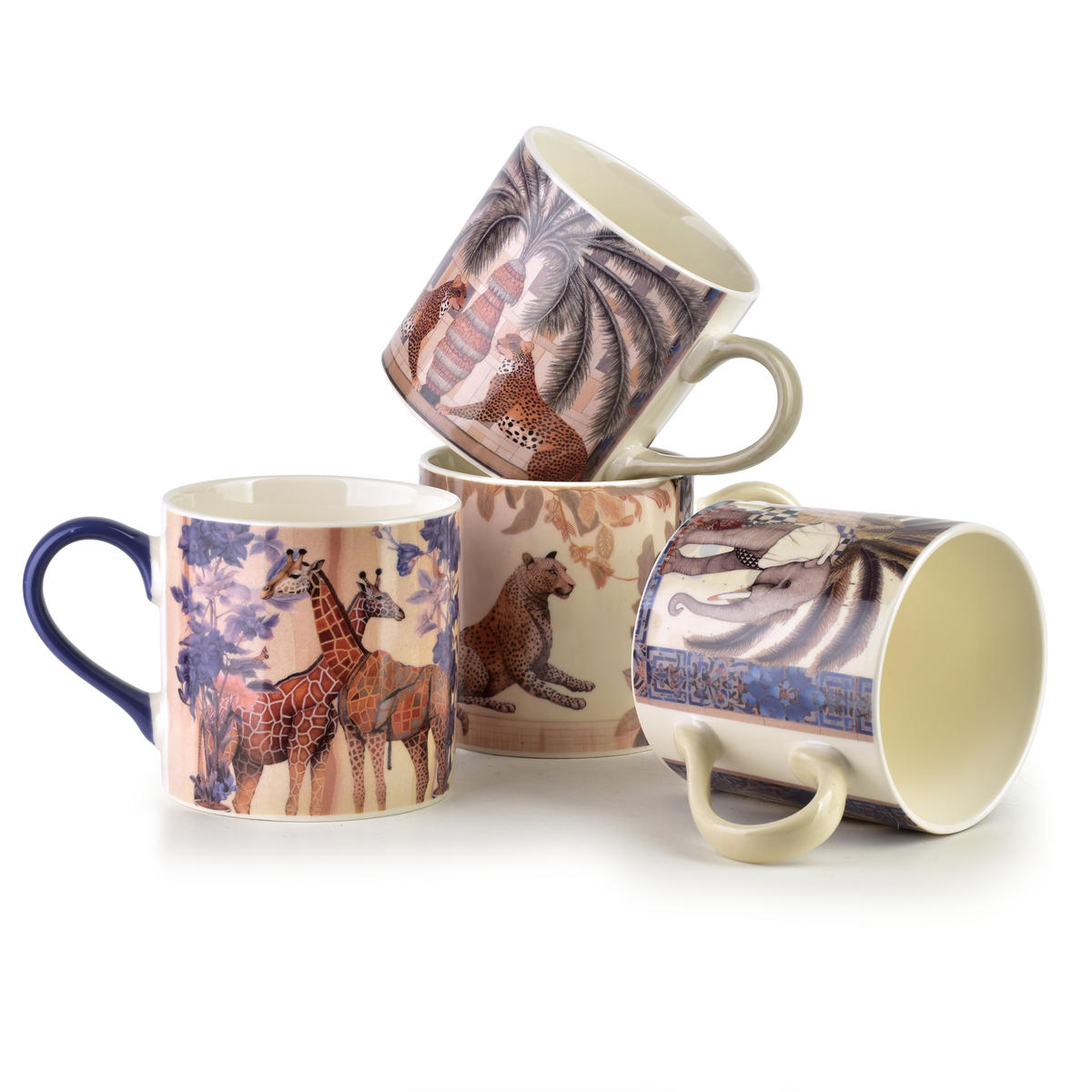 HRNEK ISAAC, porcelán, modrá a hnědá - modrá, keramika (0.38L) - Mondex