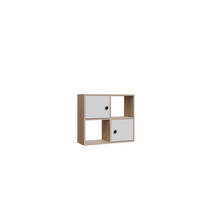 BÜCHERREGAL Tuttle Eiche Weiss - Eichefarben/Weiß, Holzwerkstoff (25/63.2/72cm) - Decorotika