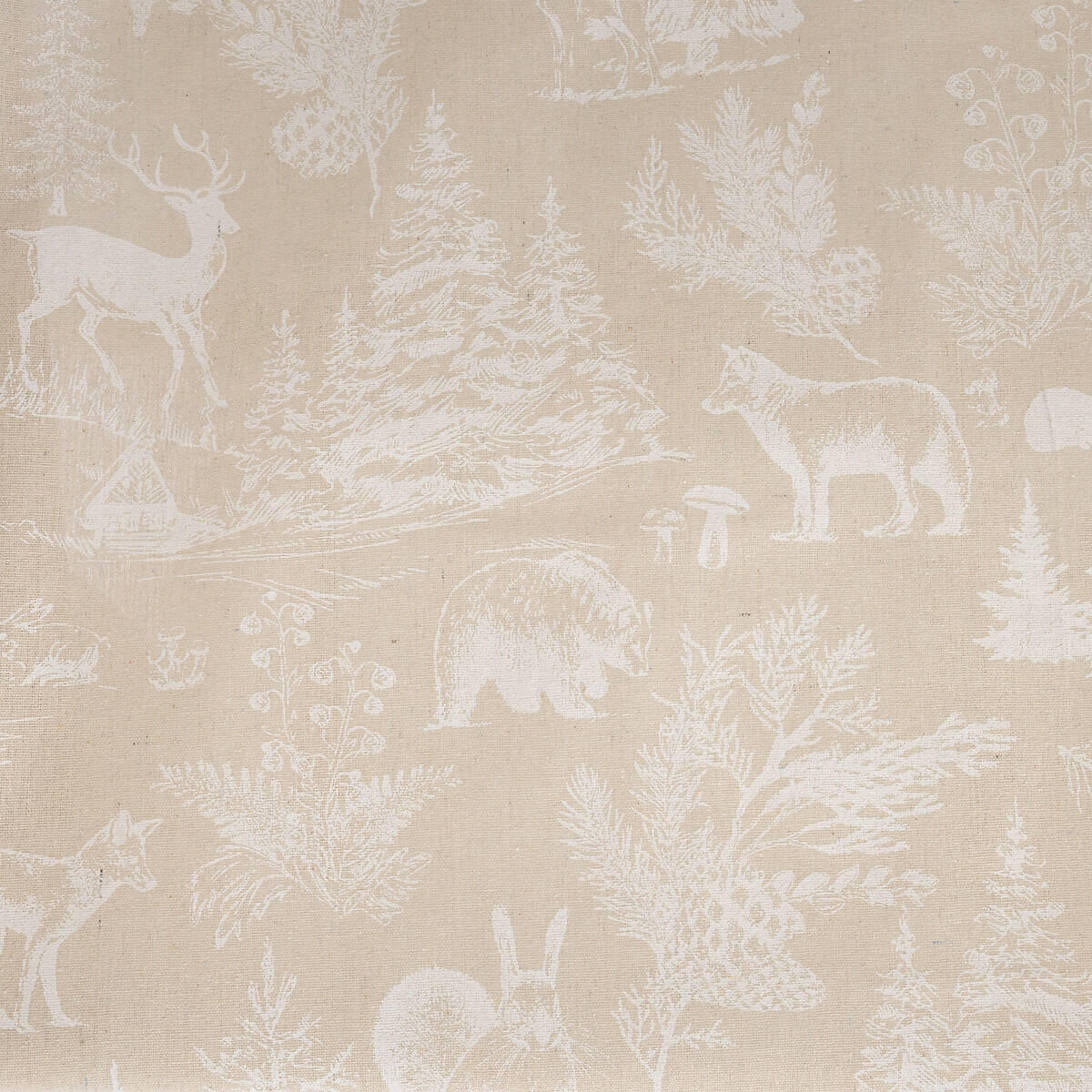 TISCHDECKE Tiermotiv Beige 140/360 cm - Beige, Kunststoff (360cm) - Atmosphera Createur d´interieur