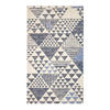 BAUMWOLLTEPPICH Delphi geometrisch 120/170 cm - Blau, Textil (120/170cm) - Homescapes