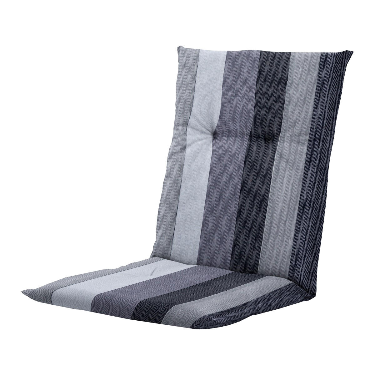 GARTENSTUHLKISSEN Victoria 105/50 cm 4er-Set - Grau, Textil (50/6/105cm) - Madison