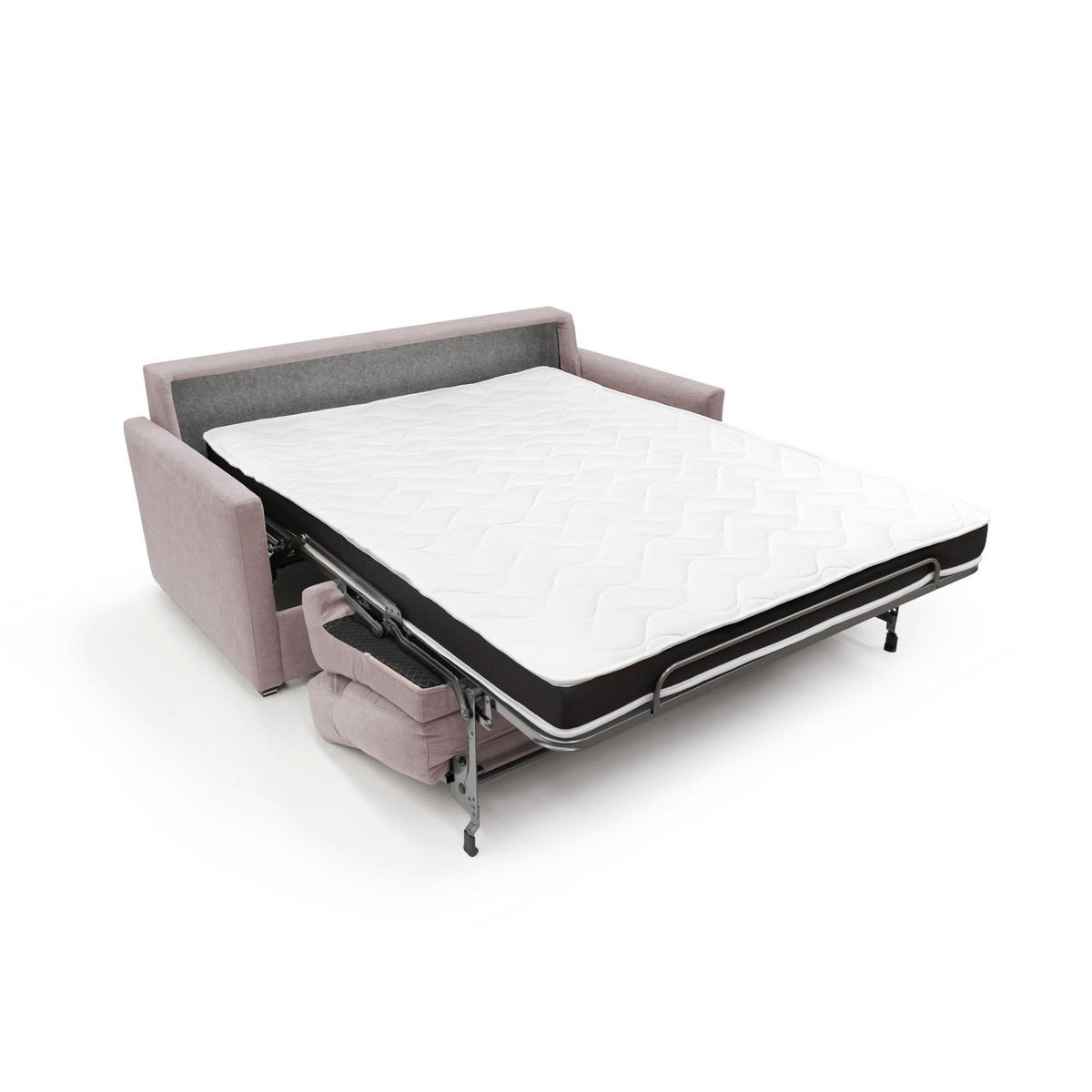 SCHLAFSOFA Margot - Rosa, Textil (156/102/97cm) - Divani.store