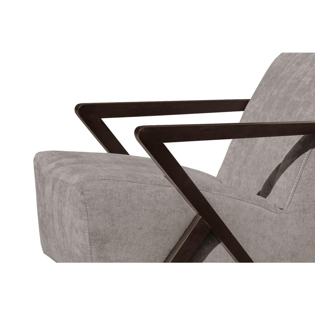Thumbnail - Courtois Laville Sessel, Taupe, Textil, Rechteckig, 65x82x79 cm, Esszimmer, Stühle, Esszimmerstühle, Armlehnenstühle