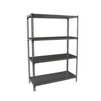SCHWERLASTREGAL Mid Metal Shark HxBxT 150 x 120 x 30 cm Fachlast 200 kg Anthrazit - Anthrazit, Metall (120/150/30cm) - PROREGAL