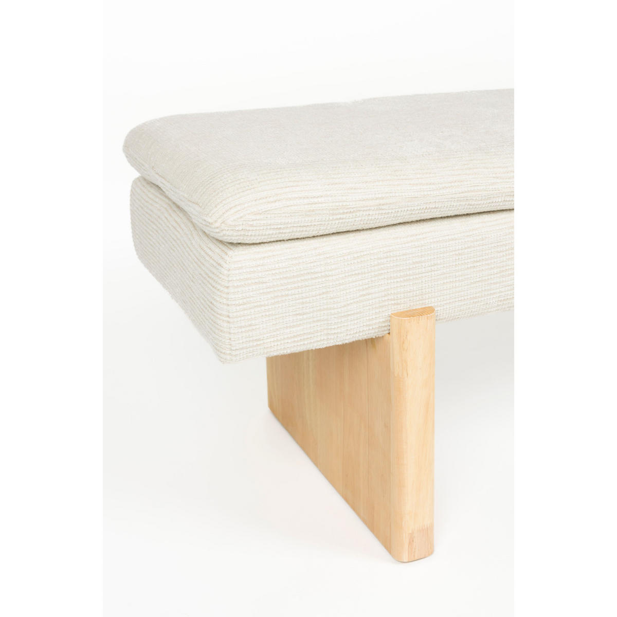 SITZBANK Jappo 120x40x45 cm Beige - Grau, Kunststoff (40/45/120cm) - Housecraft Living
