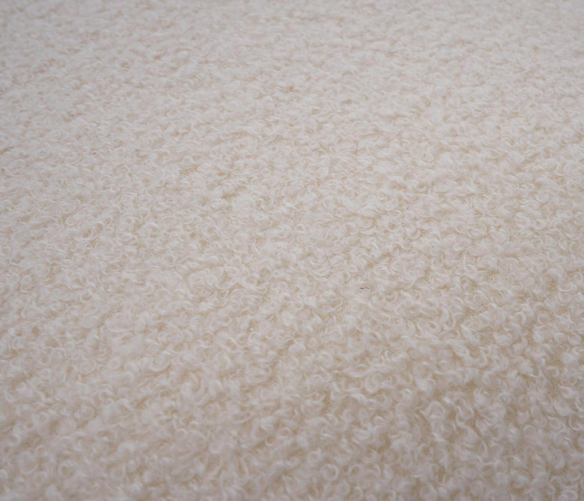 HOCKER Cremeweiß - Creme, Textil (55/40/55cm) - MCW
