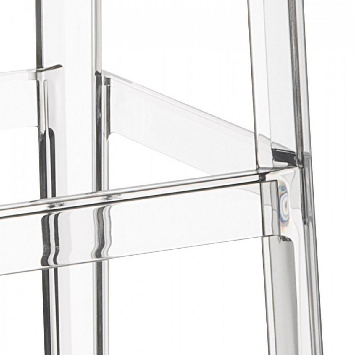 BARHOCKER transparent 36x75x36cm - Transparent, Kunststoff (36/75/36cm) - AlterEgo