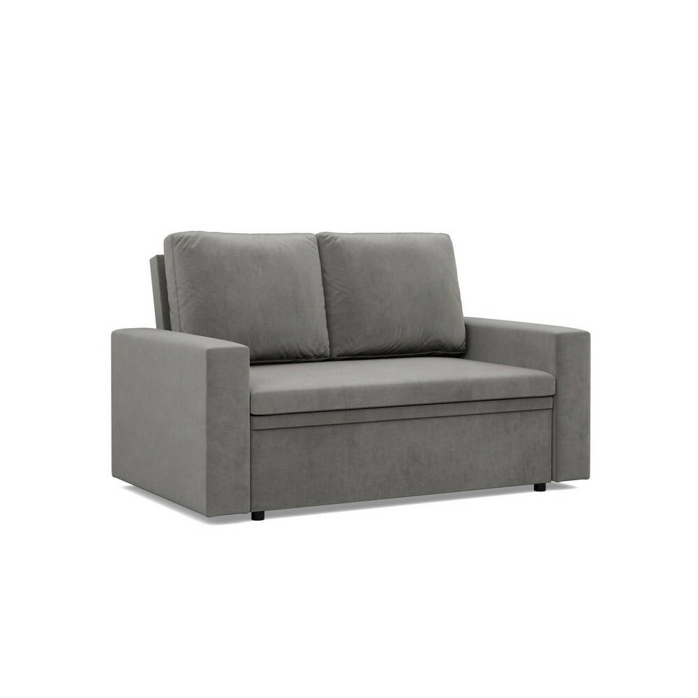 SOFA Neo mit gerader Armlehnen hellgrau - Hellgrau, Textil (148/90/87cm) - SIMKAM Furniture