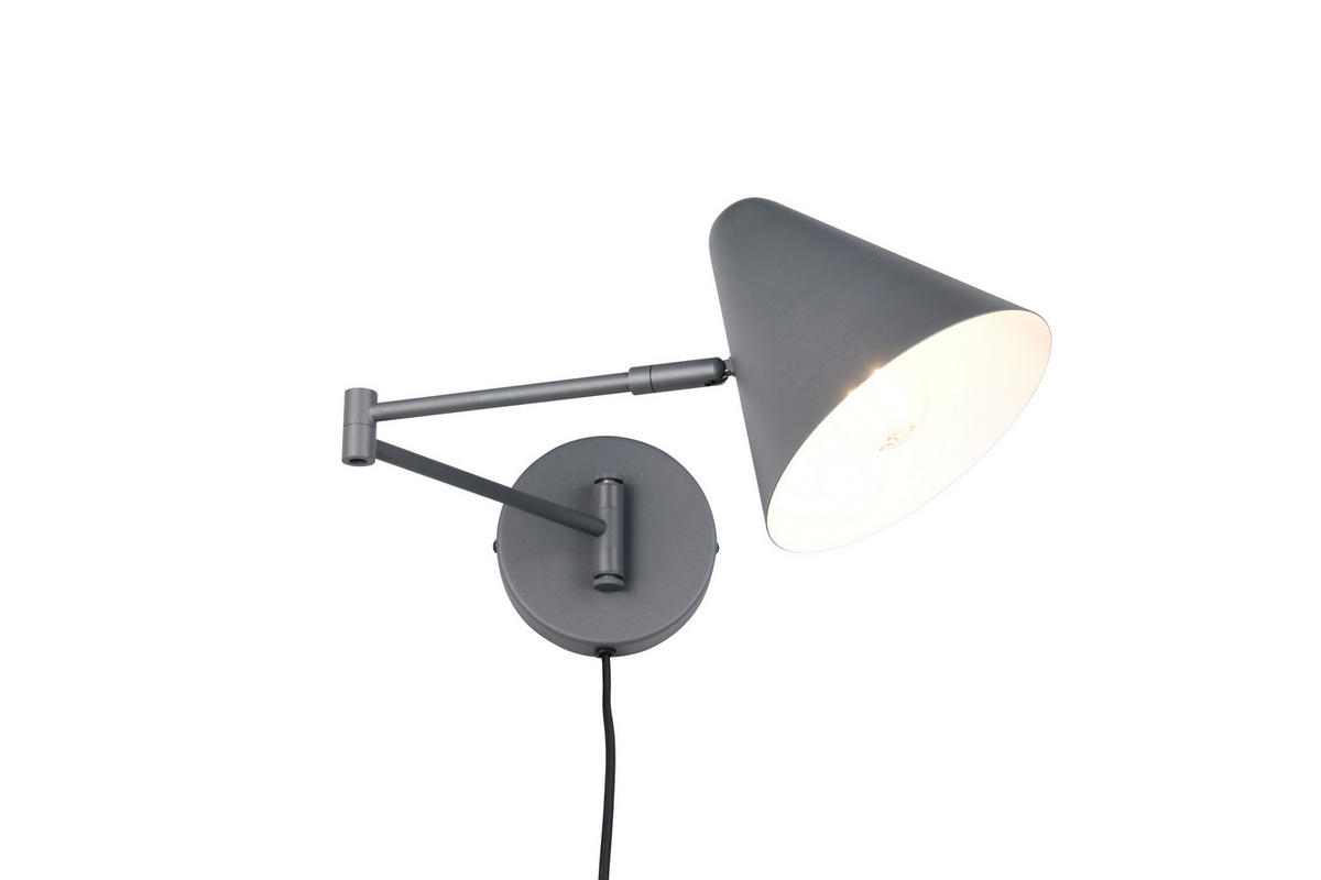 WANDLEUCHTE COSIMA - Anthrazit - 15/15/16 cm - Anthrazit, Metall (54/16/54cm) - Trio Leuchten