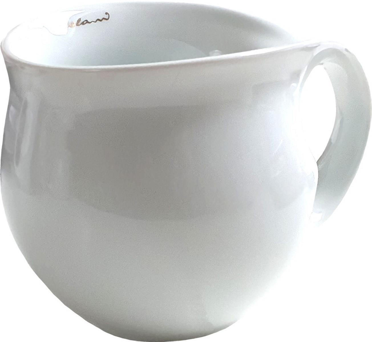 KAFFEEBECHER XXL white - Weiß, Keramik (0.6L) - Luigi Colani Porzellan