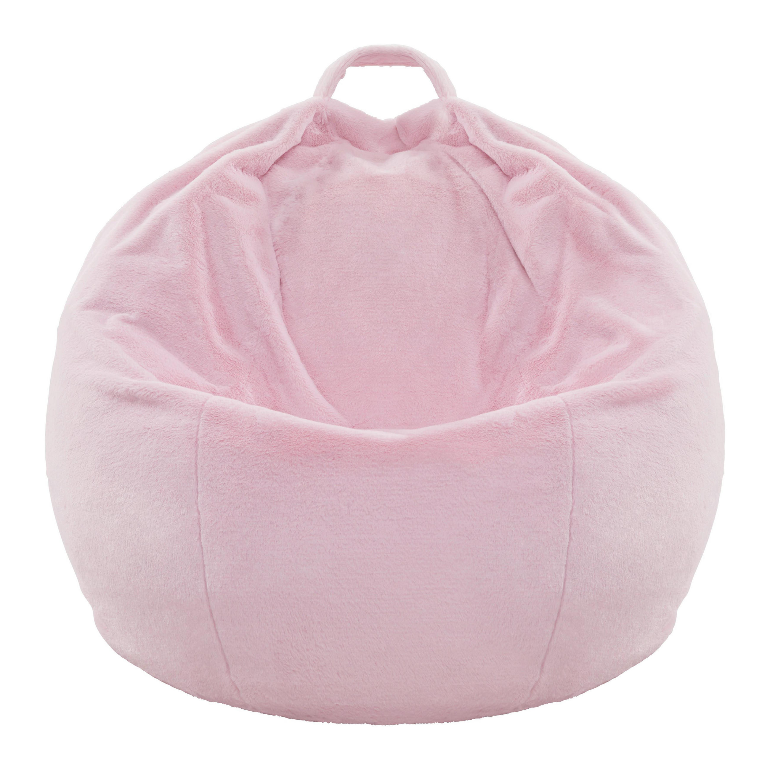 SITZSACK Mario Rosa Samt - Rosa, Textil (64/1/114cm)