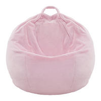 SITZSACK Mario Rosa Samt - Rosa, Textil (64/1/114cm)