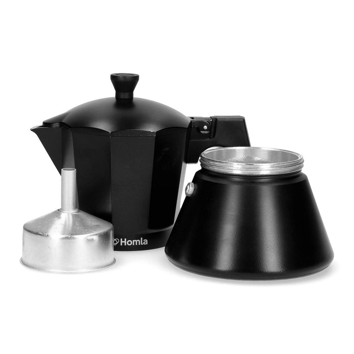 KAFFEEMASCHINE Mia Mokka schwarz 10/20 cm - Schwarz, Metall (10/15/20cm) - Homla