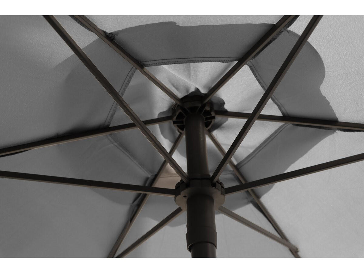 GARTEN-ESSMÖBELENSEMBLE convivia - Hellgrau, Metall - Habitat Garten