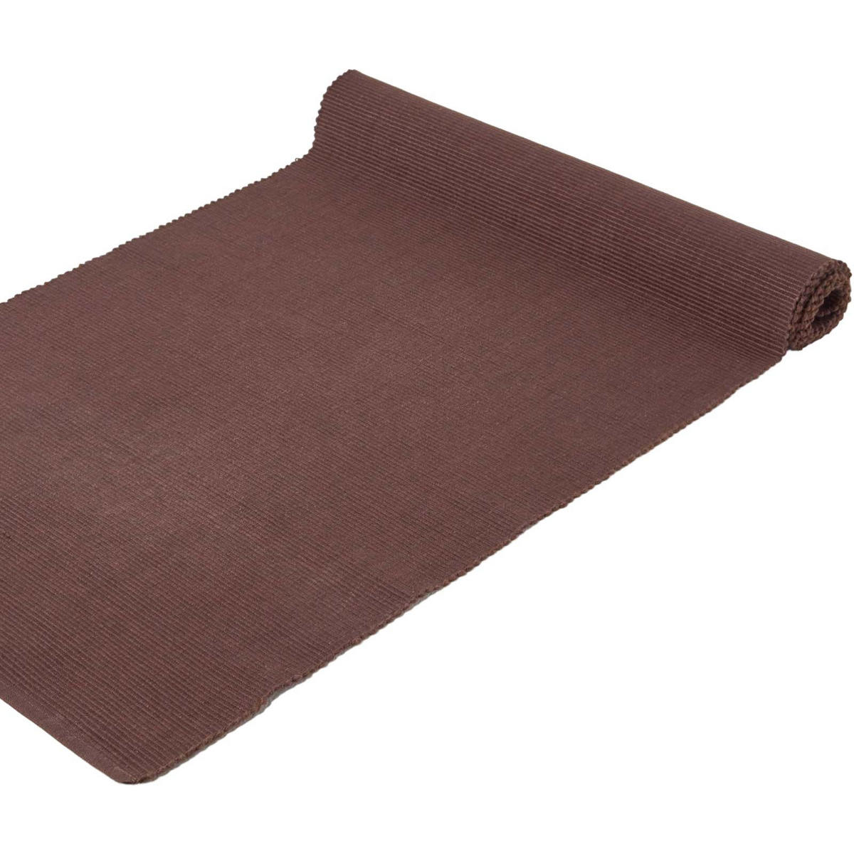 TISCHLÄUFER braun 44/178 cm, 100% Baumwolle - Braun, Textil (44/178cm) - Homescapes