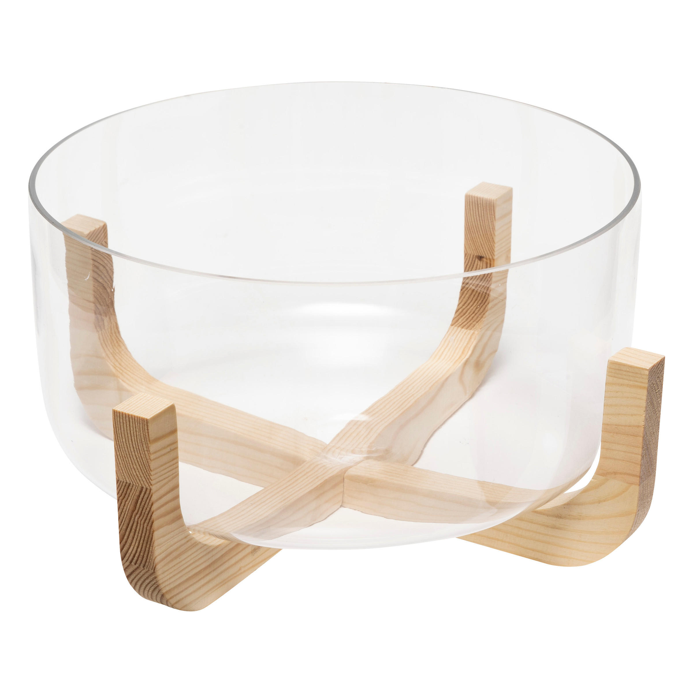 SALATSCHÜSSEL Glas Arha Ø 28 cm - Transparent, Glas (28cm) - Secret de Gourmet
