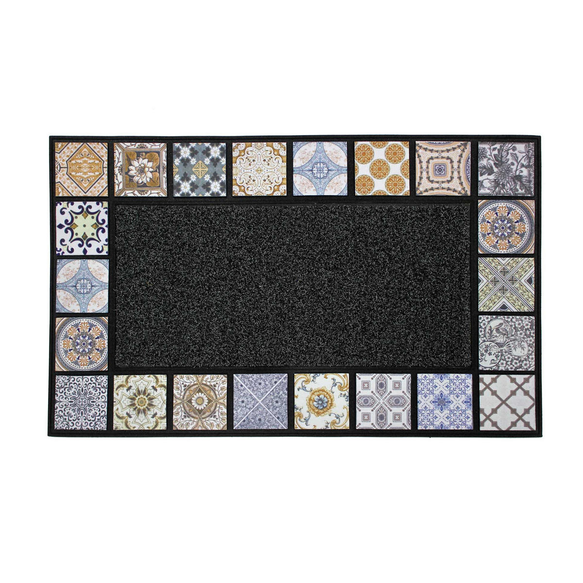 FUSSMATTE 45/75 cm Mehrfarben - Multicolor, Kunststoff/Textil (45/75cm) - Douceur d´intérieur