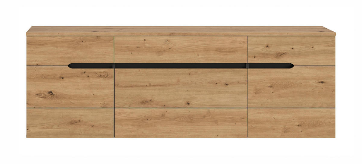 GARDEROBENSCHRANK HÄNGEND Canu Artisan 176/37/60 cm - Grau, Holzwerkstoff (176/60/37cm) - Xonox