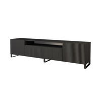 LOWBOARD NOA-2-S 200x53x41 cm - Schwarz - Schwarz, Holzwerkstoff (200/53/41cm) - ALTDECOR