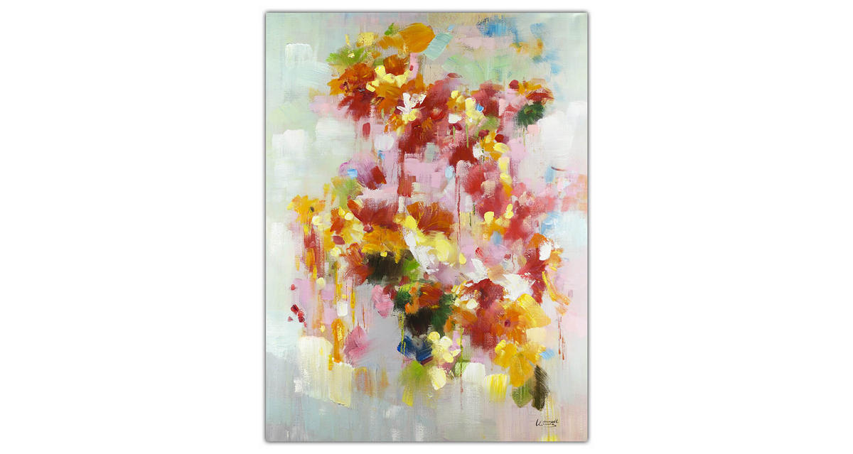 ÖLGEMÄLDE 80/120 cm - Multicolor, Holz/Textil (2.2/120cm) - KUNSTLOFT