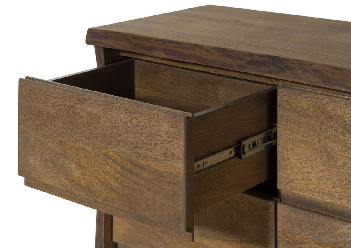 SIDEBOARD Mango 146x45x80 braun geölt PURE MANGO #216 - Braun, Holz (146/80/45cm) - Massivmoebel24